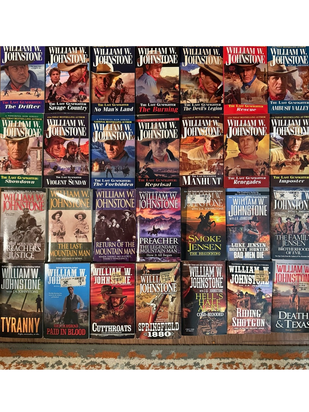 William W. Johnstone Collection of 28 Books